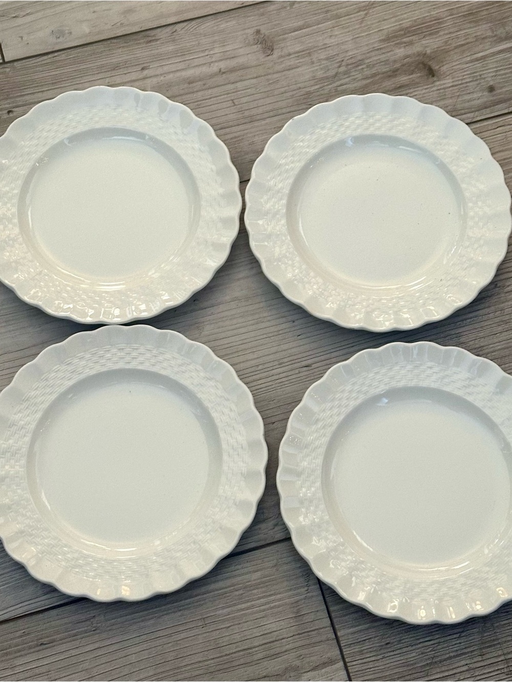Set Of 4 Spode Copeland 6 1/2 Inch Plates Chelsea Wicker